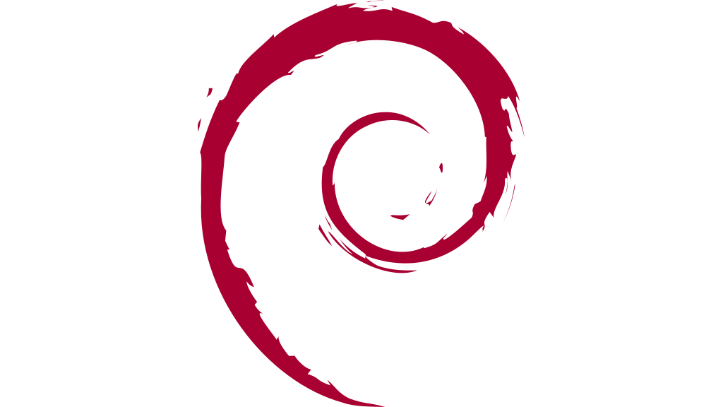 il logo di debian linux